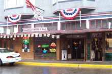 Juneau's haunted Alaskan Hotel on South Franklin Street.