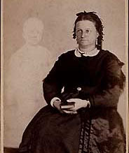 A Mumler ghost photograph circa 1868.