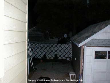 Ghost photo - backyard orbs